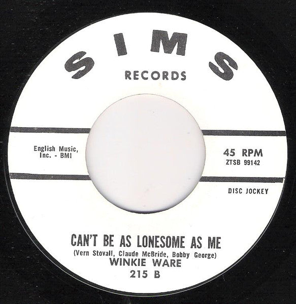 Winkie Ware : Big Big Woman (7", Promo)