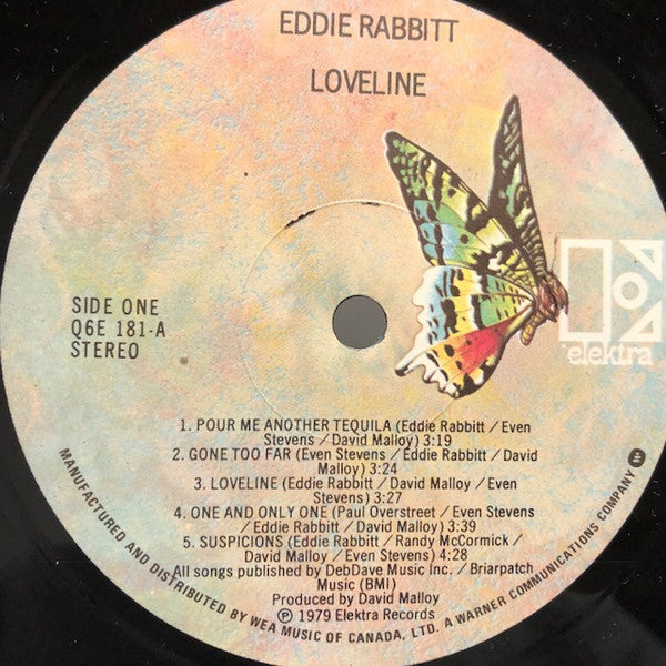 Eddie Rabbitt : Loveline (LP, Album)