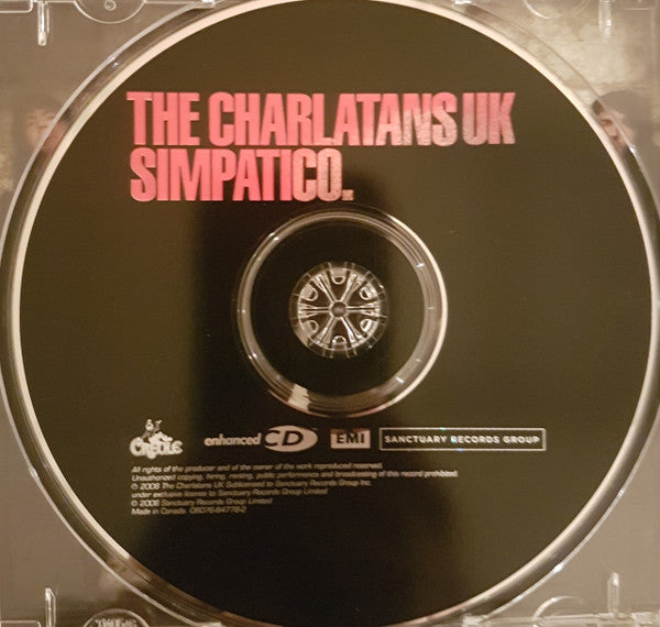 The Charlatans : Simpatico. (CD, Album, Enh)