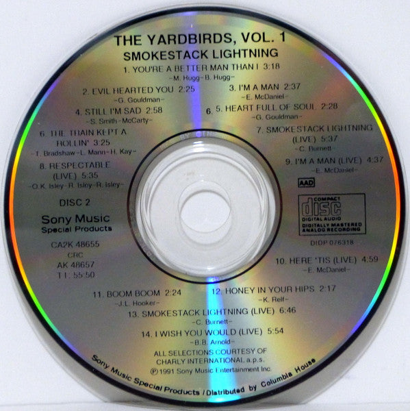 The Yardbirds : Vol. 1 - Smokestack Lightning (2xCD, Comp, Club, RM)