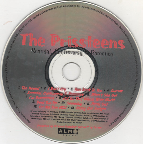 The Prissteens : Scandal, Controversy & Romance (CD, Album)