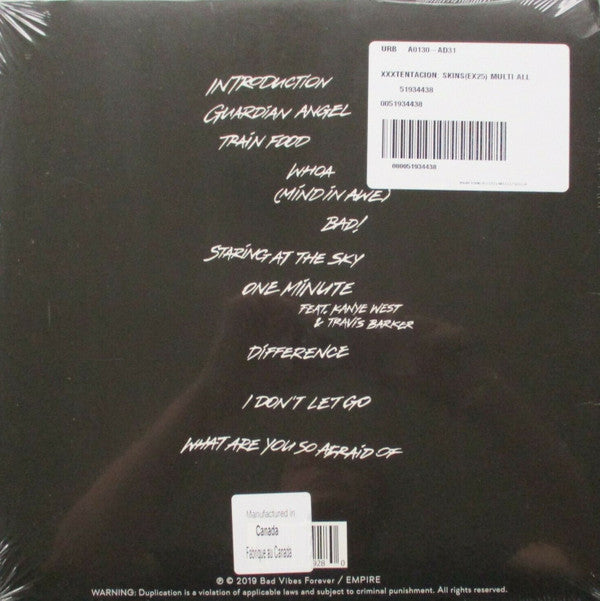 Xxxtentacion : Skins (LP, Ltd, Pic)
