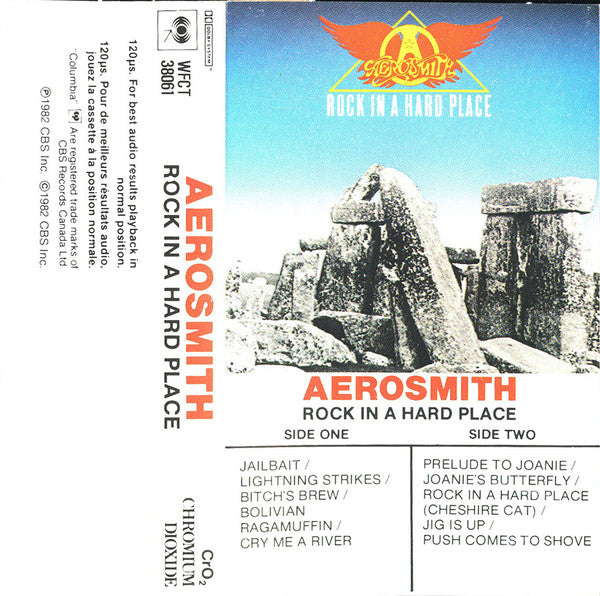 Aerosmith : Rock In A Hard Place (Cass, Album, CrO)
