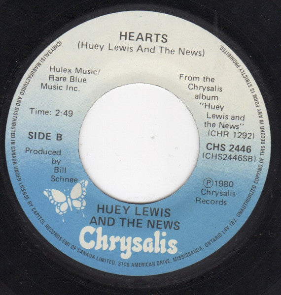 Huey Lewis & The News : Some Of My Lies Are True (Sooner Or Later) (7", Single)