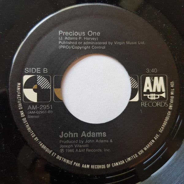 John Adams (3) : Strip This Heart (7", Single)