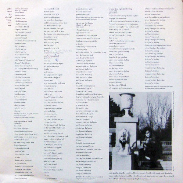 Jules Shear : The Eternal Return (LP, Album)