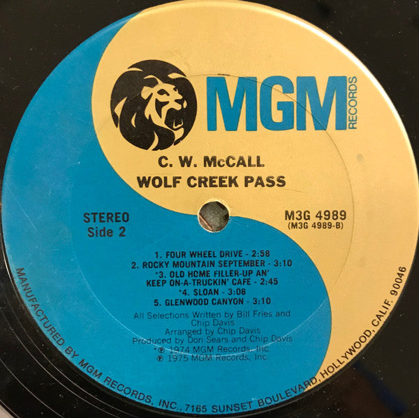 C.W. McCall : Wolf Creek Pass (LP, Album, Ter)