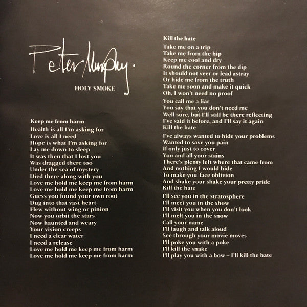 Peter Murphy : Holy Smoke (CD, Album)