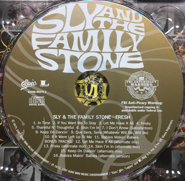 Sly & The Family Stone : Fresh (CD, Album, Ltd, Num, RE, RM, Dig)