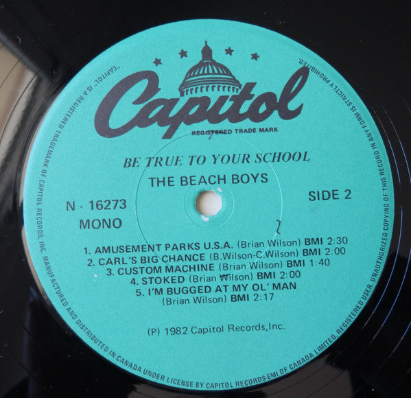 The Beach Boys : Be True To Your School (LP, Comp, Mono)