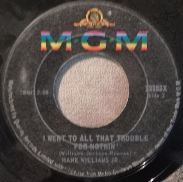 Hank Williams Jr. : Mule Skinner Blues (7", Single)