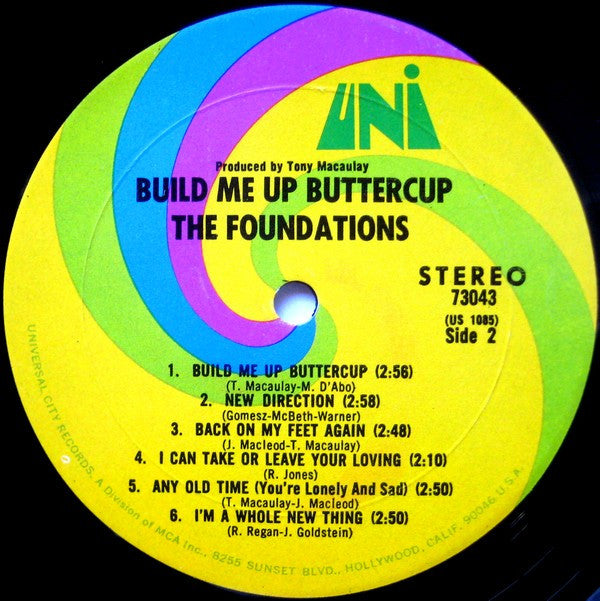 The Foundations : Build Me Up Buttercup (LP, Album)