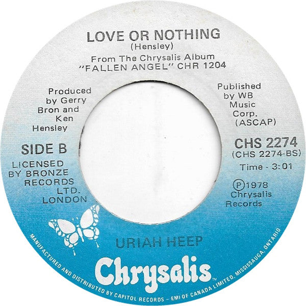 Uriah Heep : Come Back To Me (7", Single)