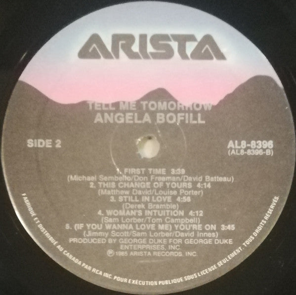 Angela Bofill : Tell Me Tomorrow (LP, Album)