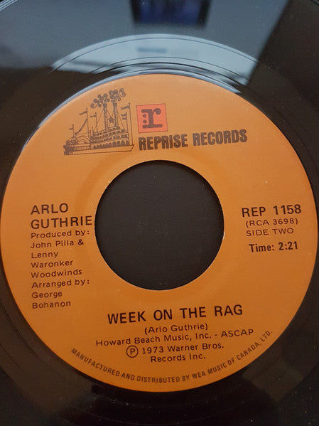 Arlo Guthrie : Gypsy Davy (7")