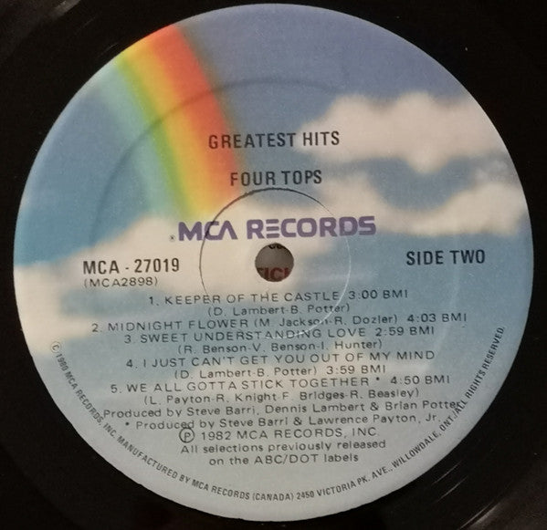 Four Tops : Greatest Hits (1972 - 1976) (LP, Comp)