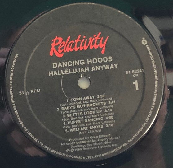 Dancing Hoods : Hallelujah Anyway (LP, Album)