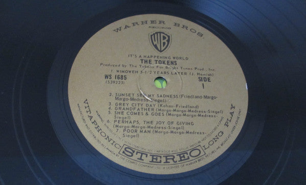 The Tokens : It's A Happening World (LP, Album)
