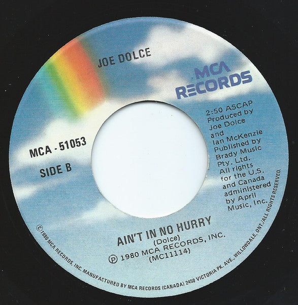 Joe Dolce : Shaddap You Face (7")
