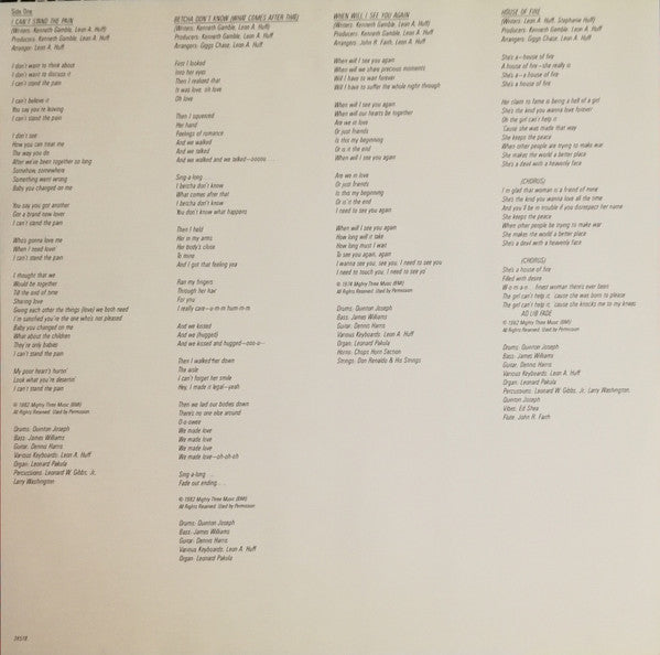 The O'Jays : When Will I See You Again (LP, Album)