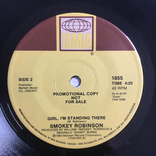 Smokey Robinson : Because Of You (It's The Best It's Ever Been) (7", Promo)