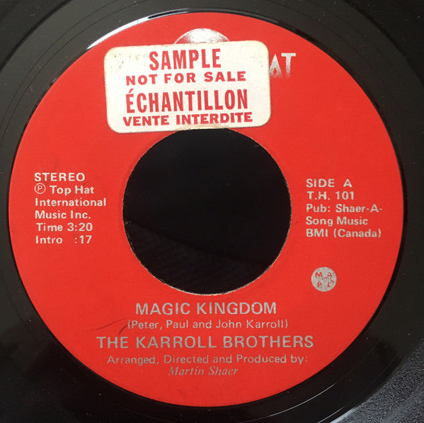 Karroll Brothers : Magic Kingdom (7", Single)