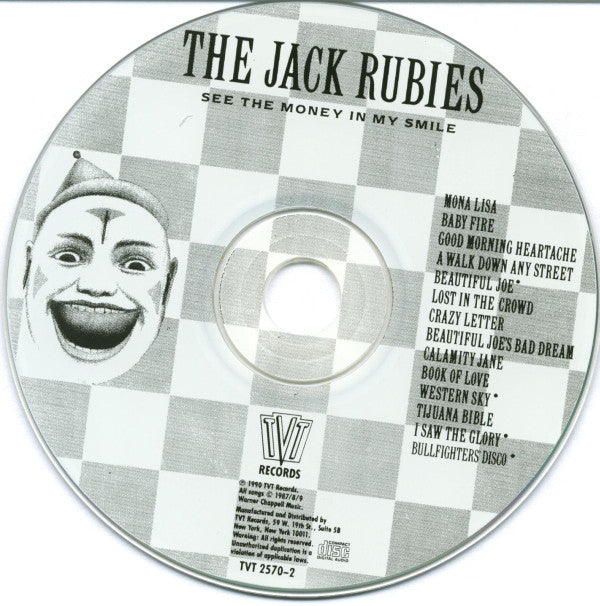 The Jack Rubies : See The Money In My Smile (CD, Album)