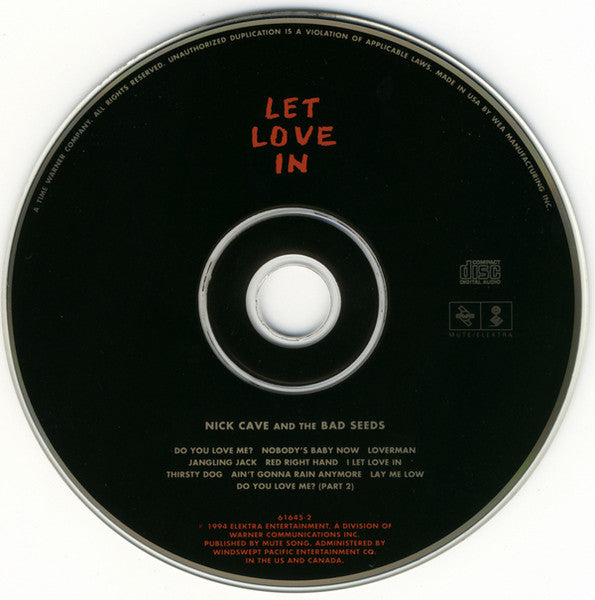 Nick Cave And The Bad Seeds* : Let Love In (CD, Album)