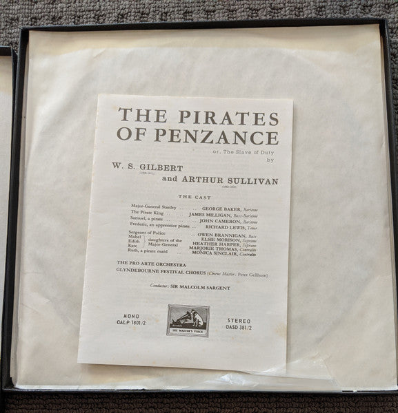 Gilbert & Sullivan : The Pirates of Penzance (Box, Album + 2xLP, Album, RE)