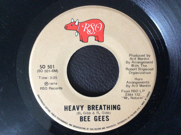 Bee Gees : Charade (7", Single)