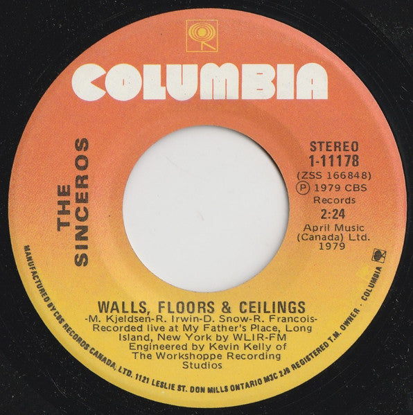 The Sinceros : Worlds Apart (7")