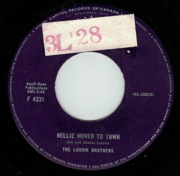 The Louvin Brothers : The Stagger (7", Single)