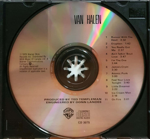 Van Halen : Van Halen (CD, Album, RE)