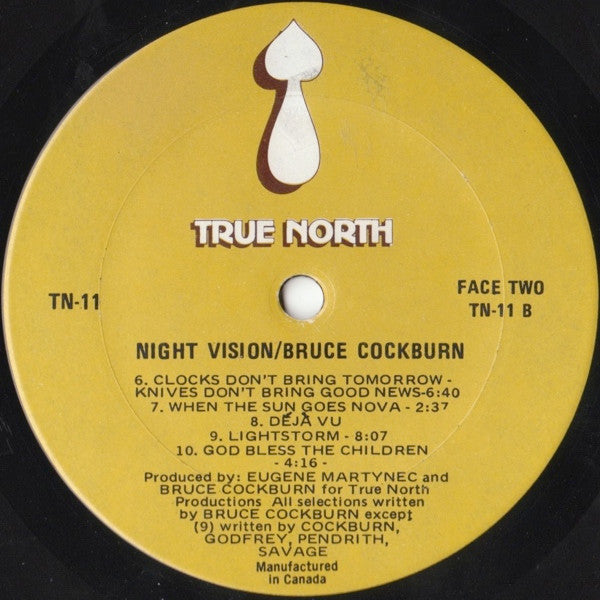 Bruce Cockburn : Night Vision (LP, Album)