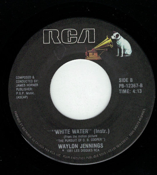 Waylon Jennings : Shine / White Water (7", Single)