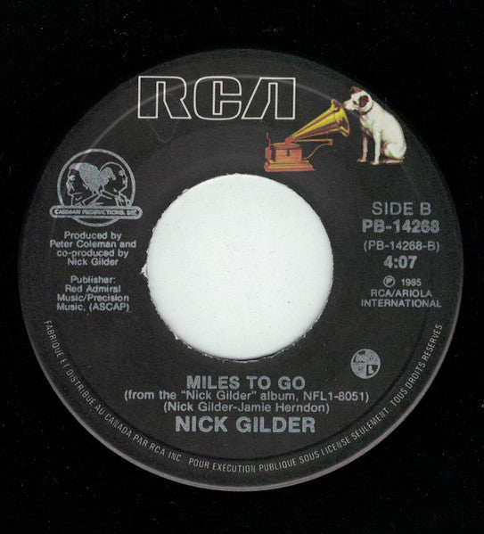 Nick Gilder : Footsteps (7", Single)