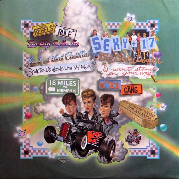 Stray Cats : Rant N' Rave With The Stray Cats (LP, Album)