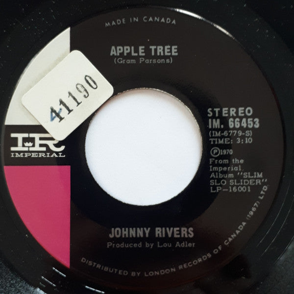 Johnny Rivers : Fire And Rain / Apple Tree (7")