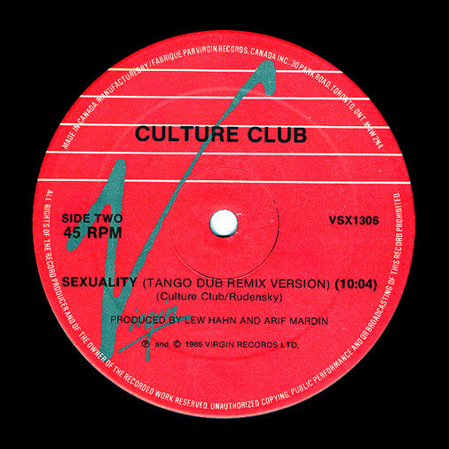 Culture Club : Move Away (Extended) (12")
