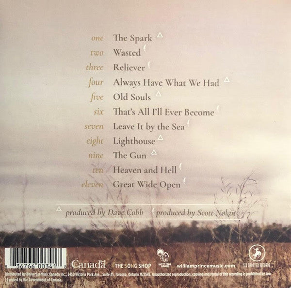 William Prince (6) : Reliever (CD, Album)