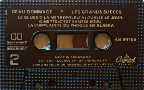 Beau Dommage : Les Grands Succès De Beau Dommage (Cass, Comp, Dol)