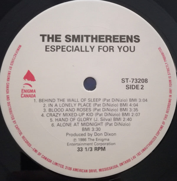 The Smithereens : Especially For You (LP, Album)