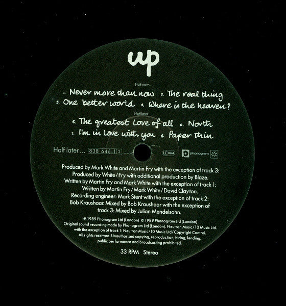 ABC : Up (LP, Album)