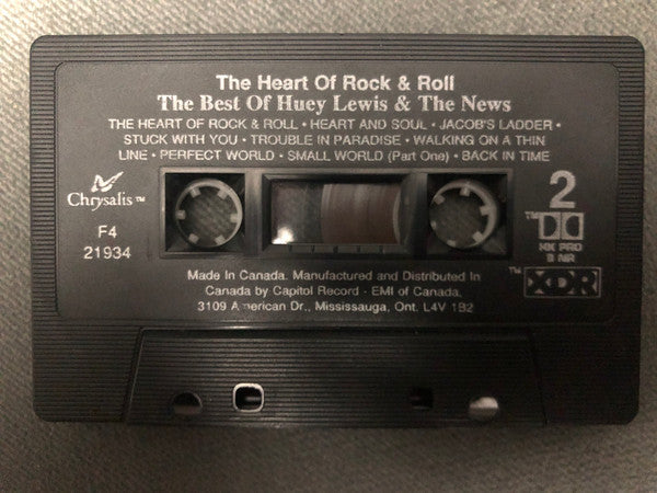 Huey Lewis & The News : The Heart Of Rock & Roll: The Best Of Huey Lewis And The News (Cass, Comp)