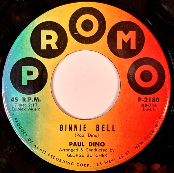 Paul Dino : Bye-Bye / Ginnie Bell (7", Single)