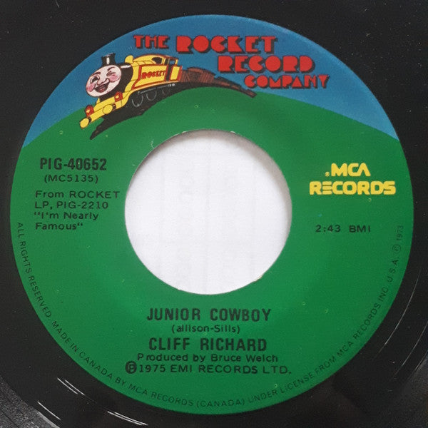 Cliff Richard : I Can't Ask For Anymore Than You / Junior Cowboy (7", Single)