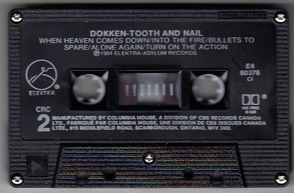 Dokken : Tooth And Nail (Cass, Album, Club, CI,)