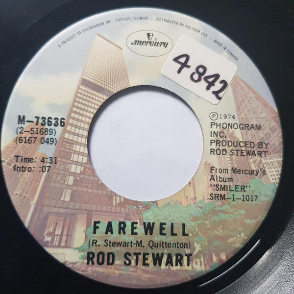 Rod Stewart : Mine For Me (7", Single)