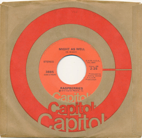 Raspberries : Drivin' Around (7", Single, Ter)