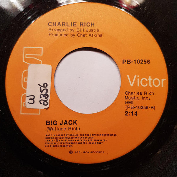 Charlie Rich : It's All Over Now (7", Single)